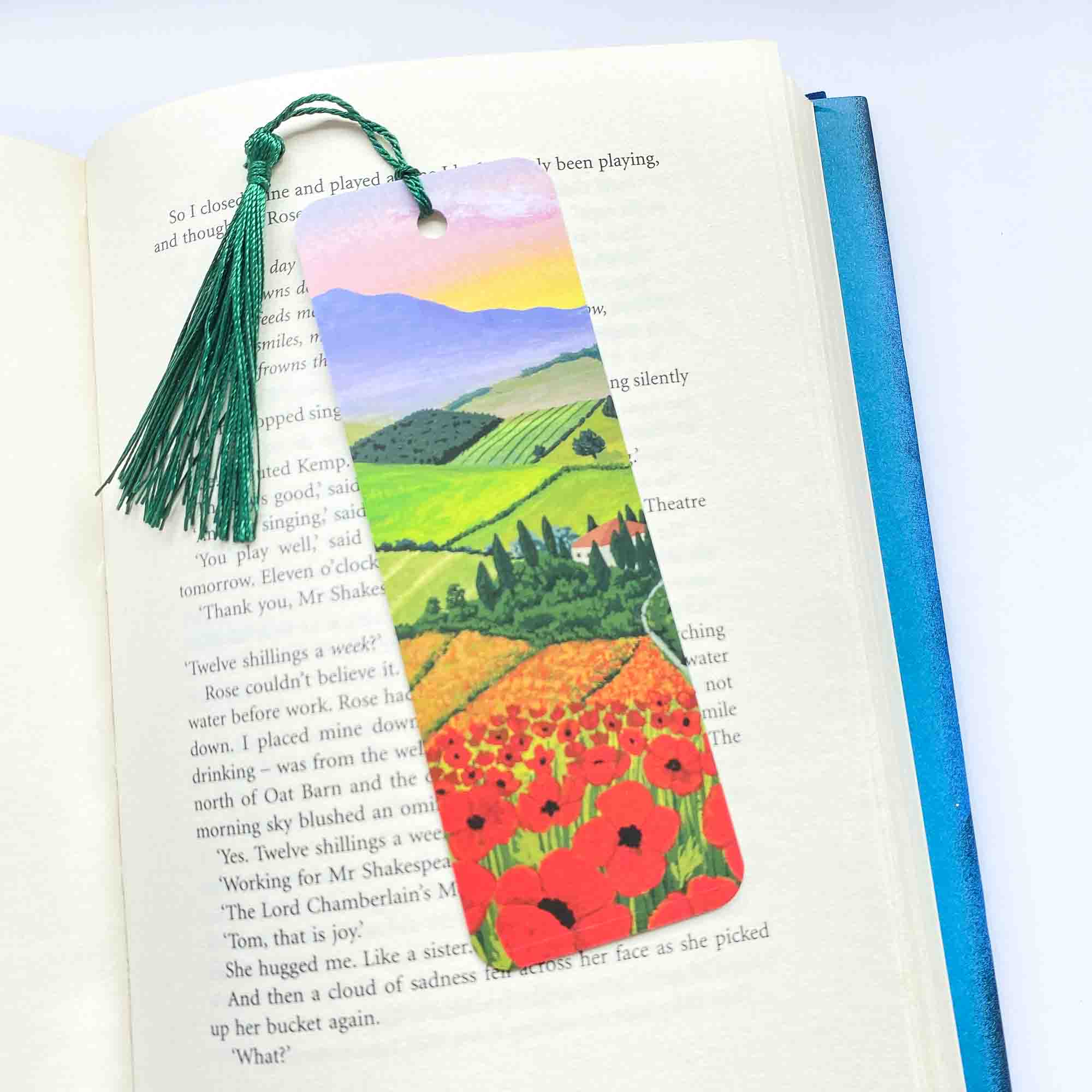 Tuscany Poppies Bookmark - Sarah Frances 