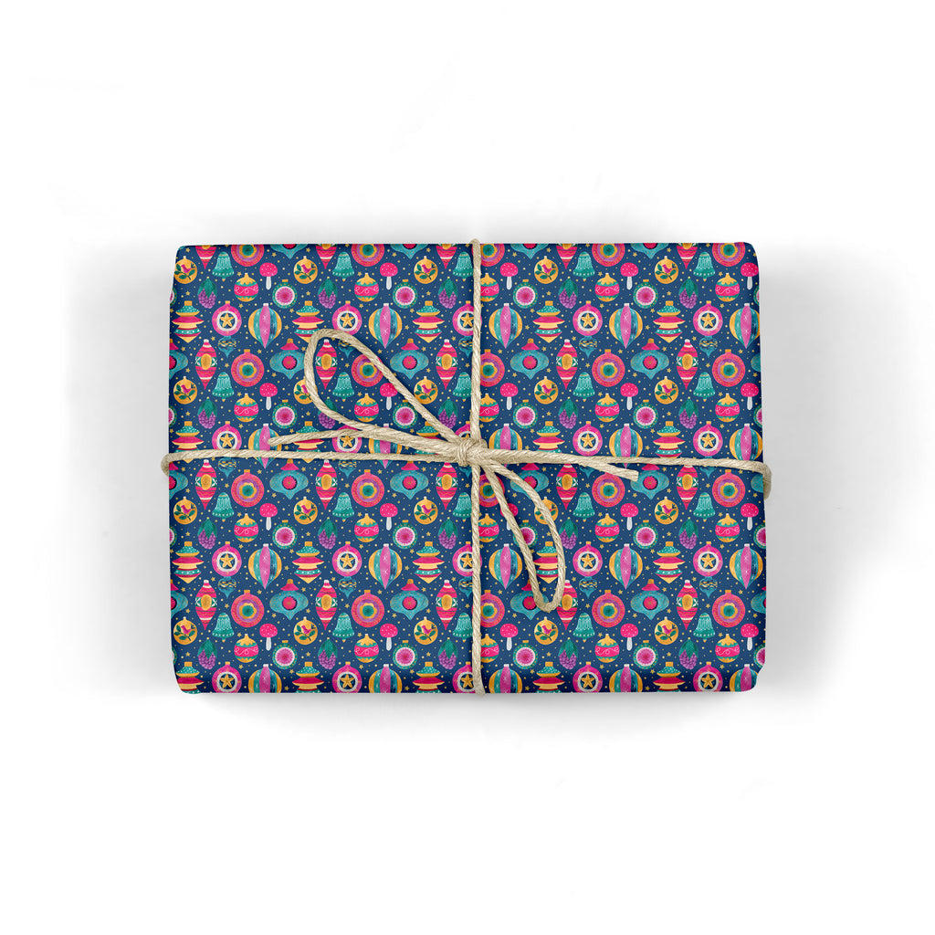 Vintage Ornaments Wrapping Paper - Sarah Frances 