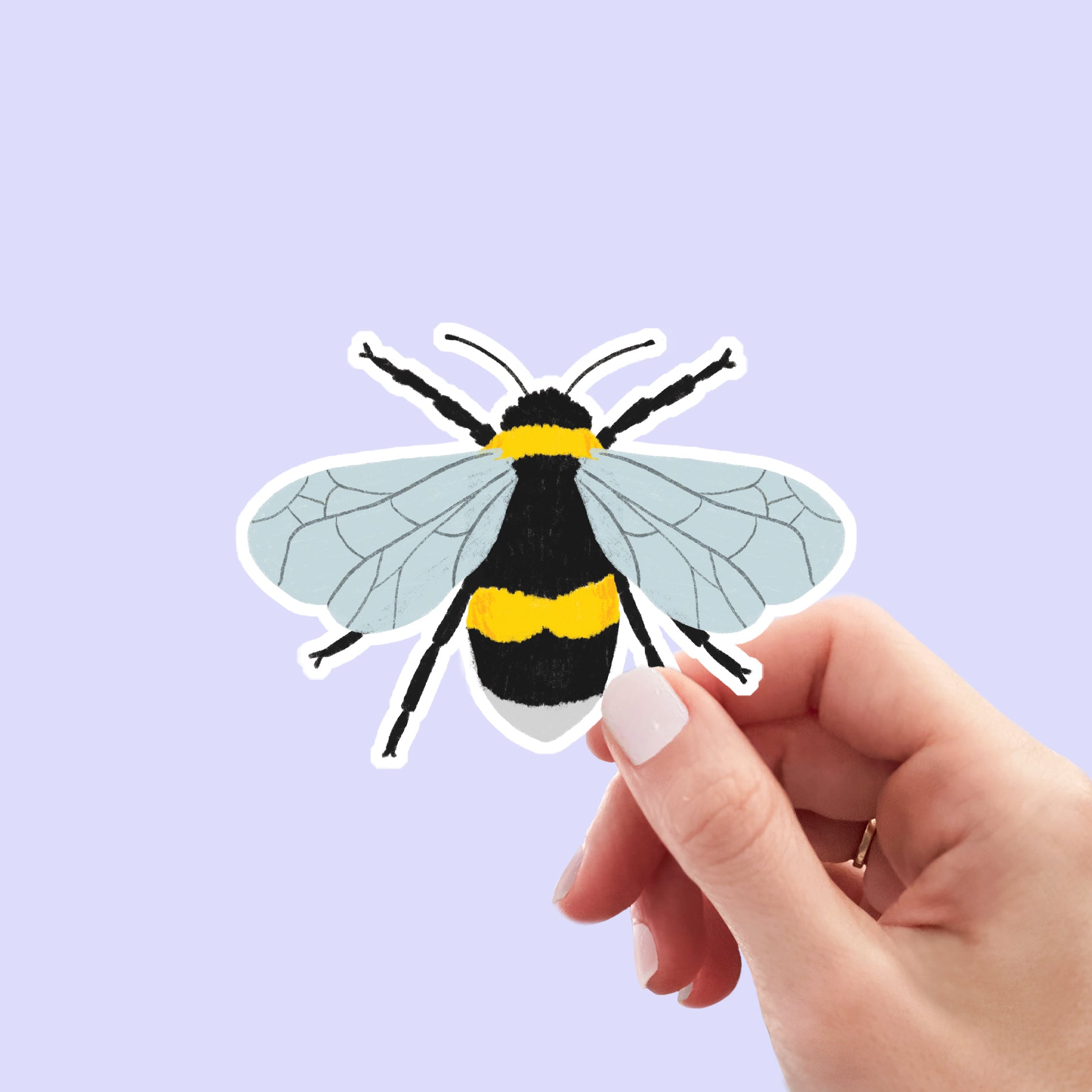 Bumblebee Vinyl Sticker - Sarah Frances 