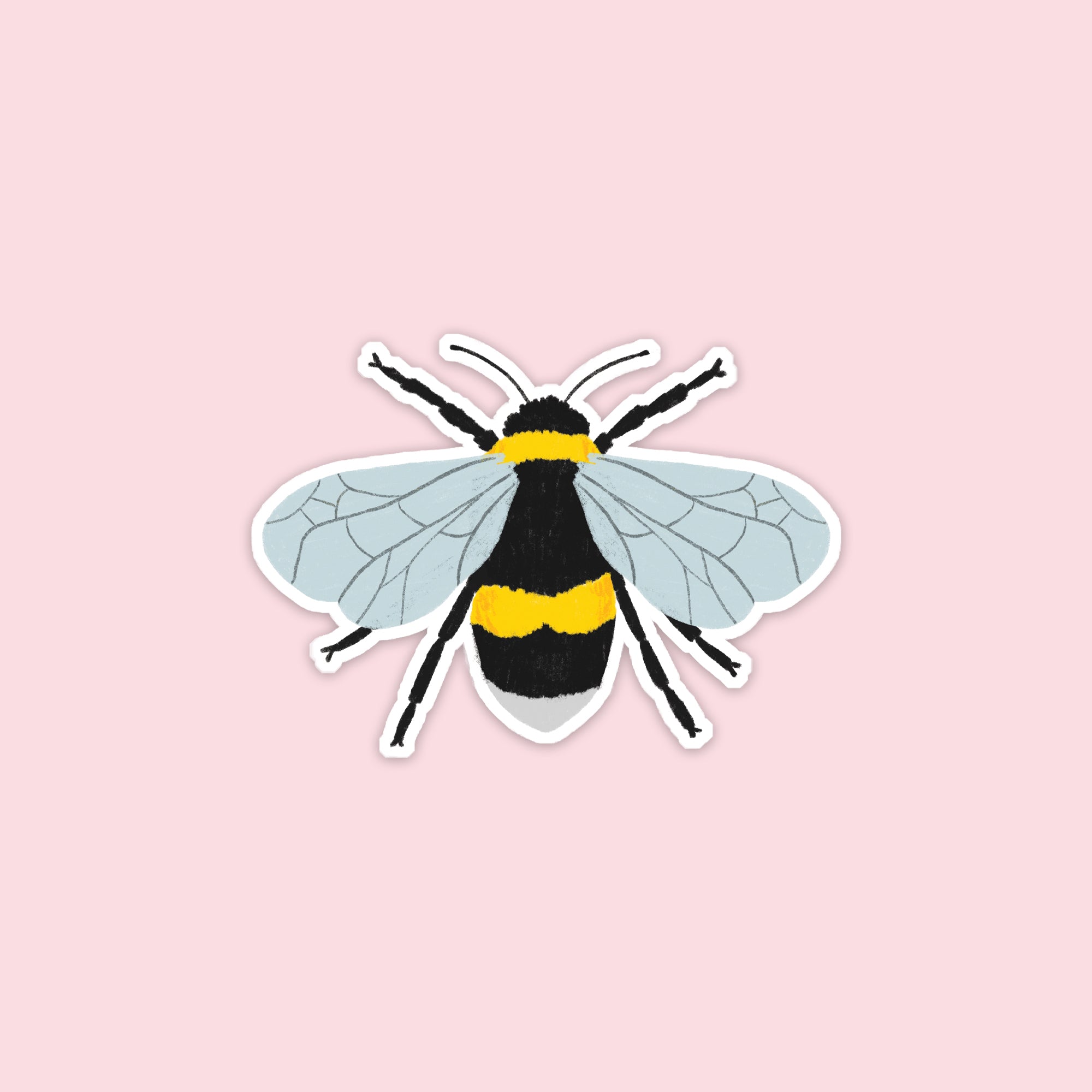Bumblebee Vinyl Sticker - Sarah Frances 
