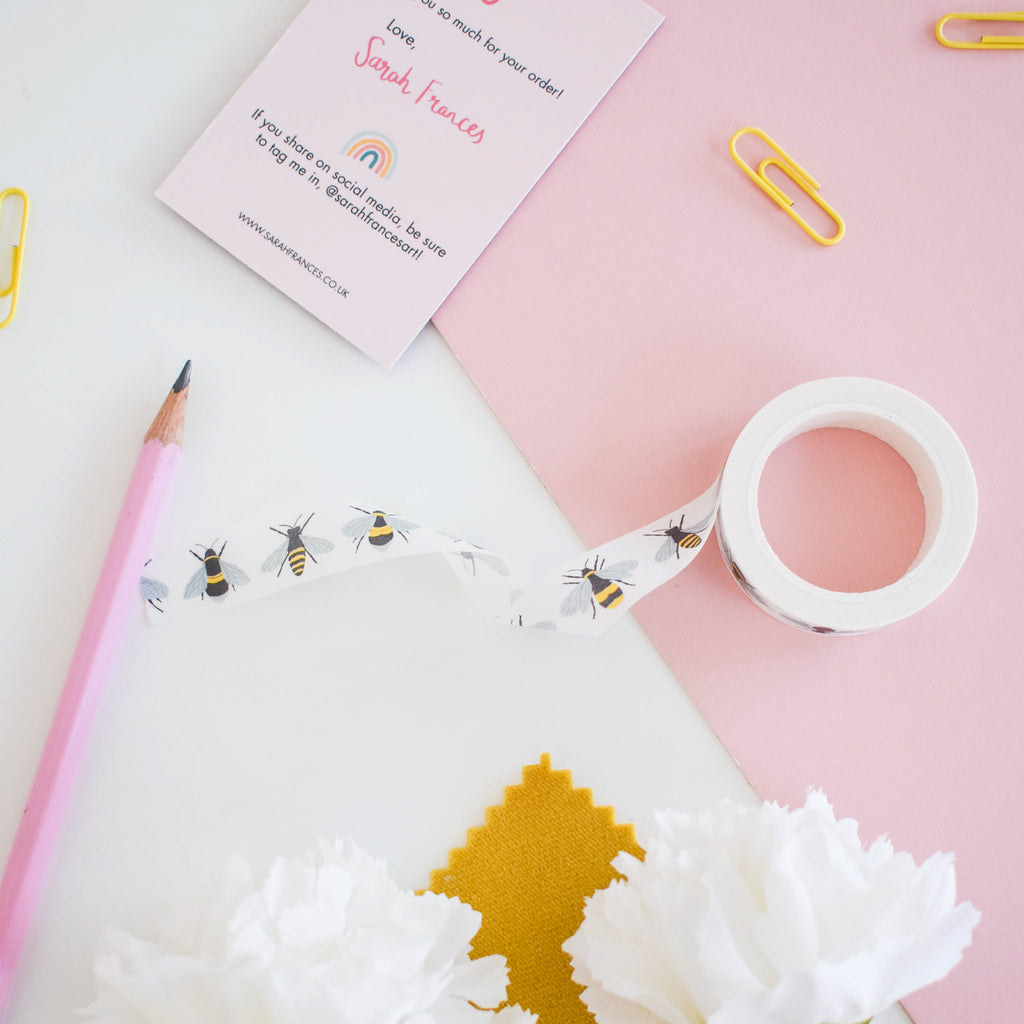 British Bees Washi Tape - Sarah Frances 