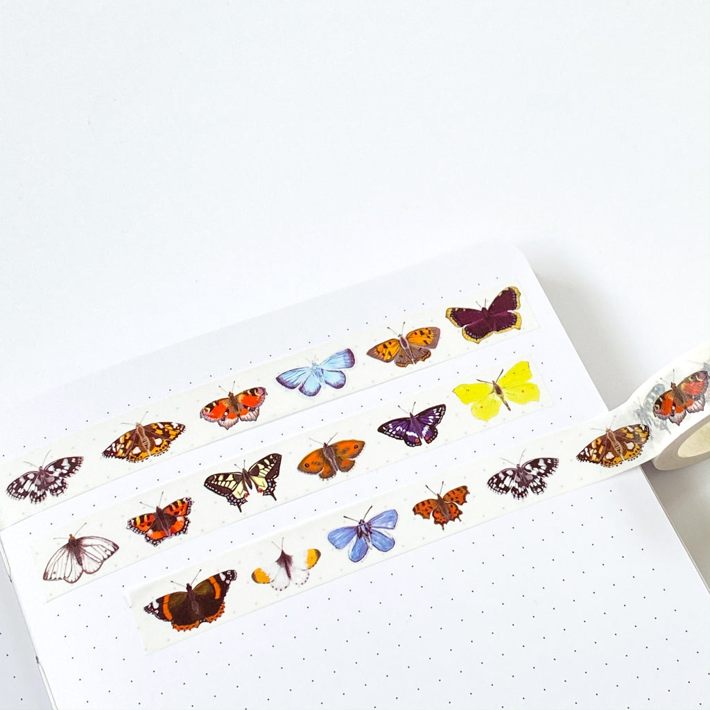 British Butterflies Washi Tape - Sarah Frances 