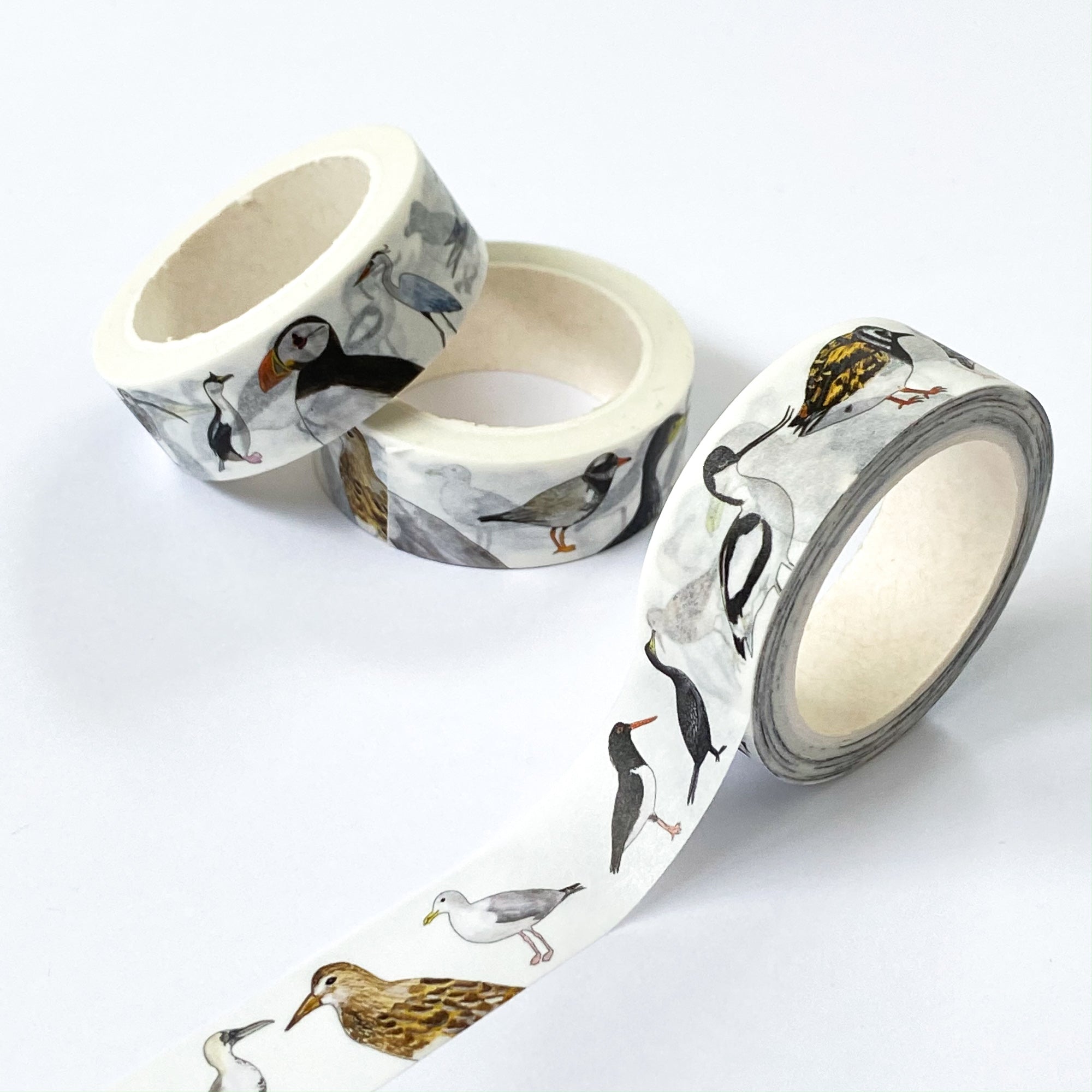 British Coastal Birds Washi Tape - Sarah Frances 
