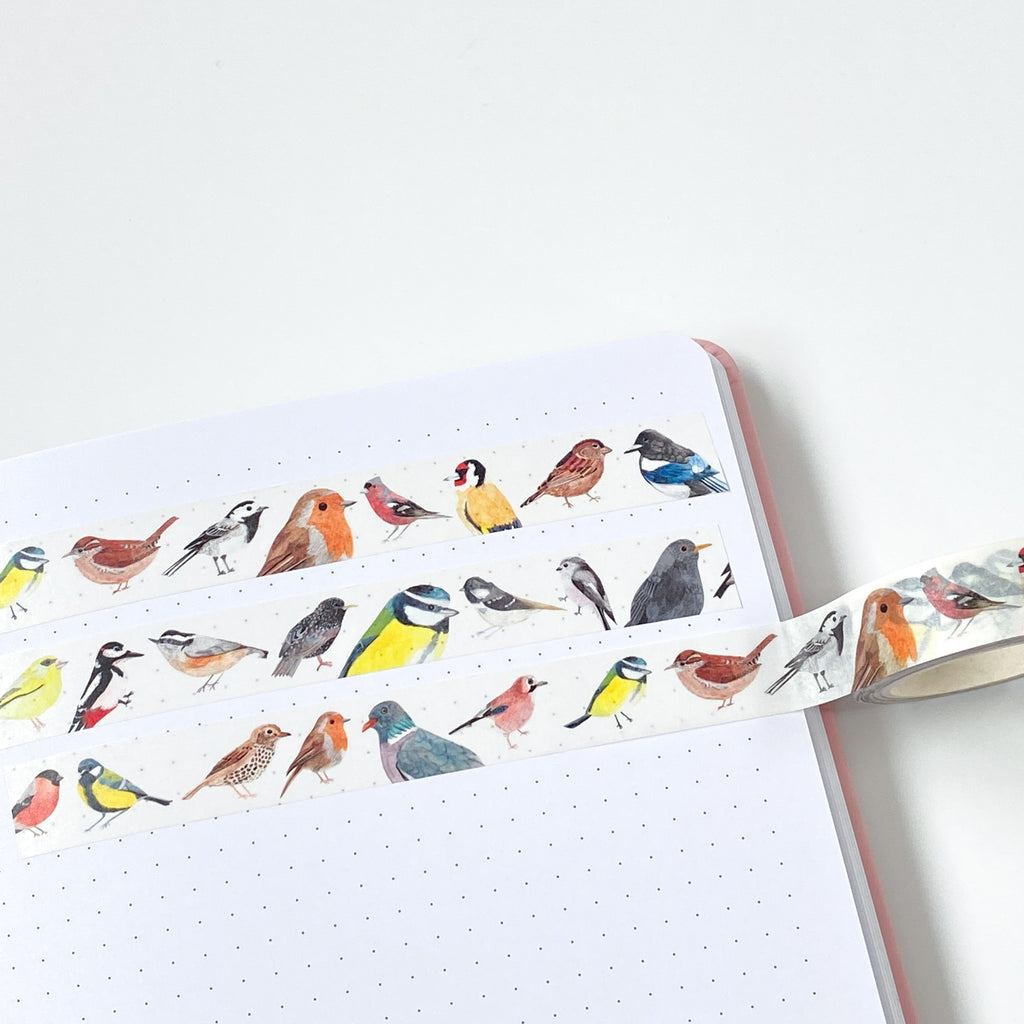 British Birds Washi Tape - Sarah Frances 