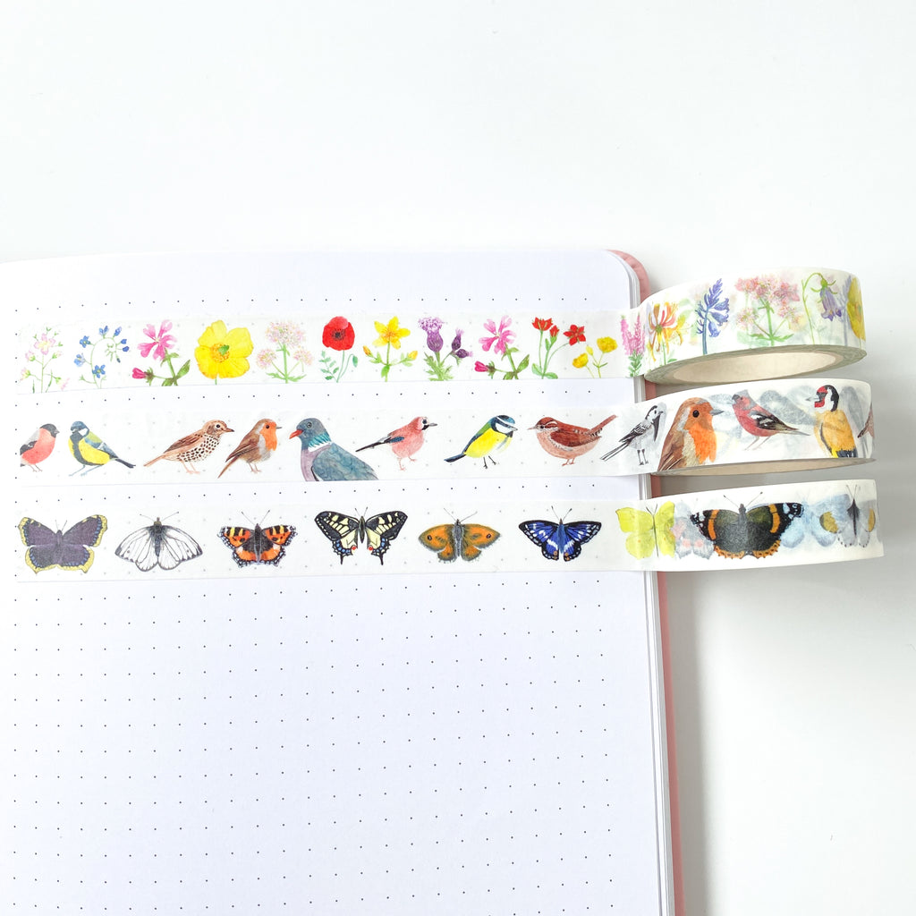 British Nature Washi Tape Set - Sarah Frances 