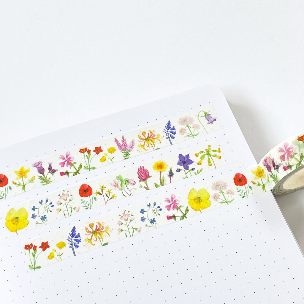 British Wildflowers Washi Tape - Sarah Frances 