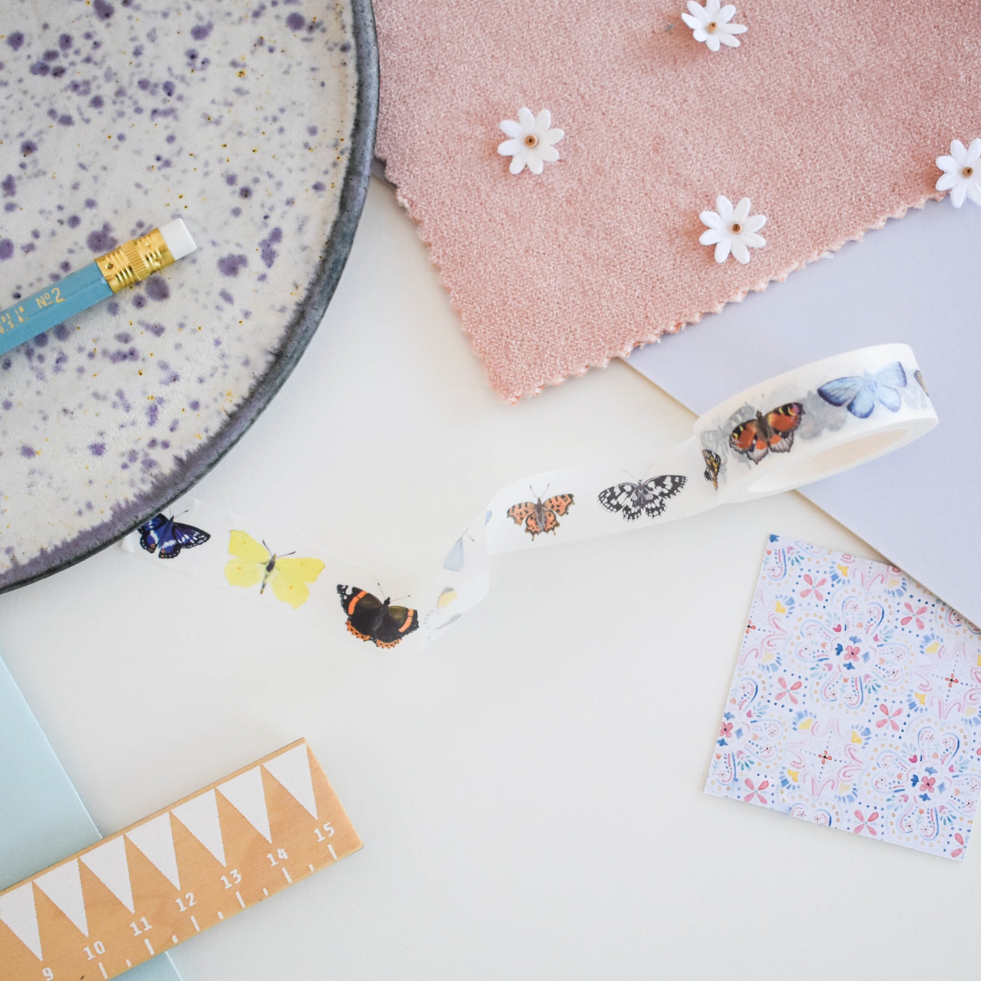 British Butterflies Washi Tape - Sarah Frances 