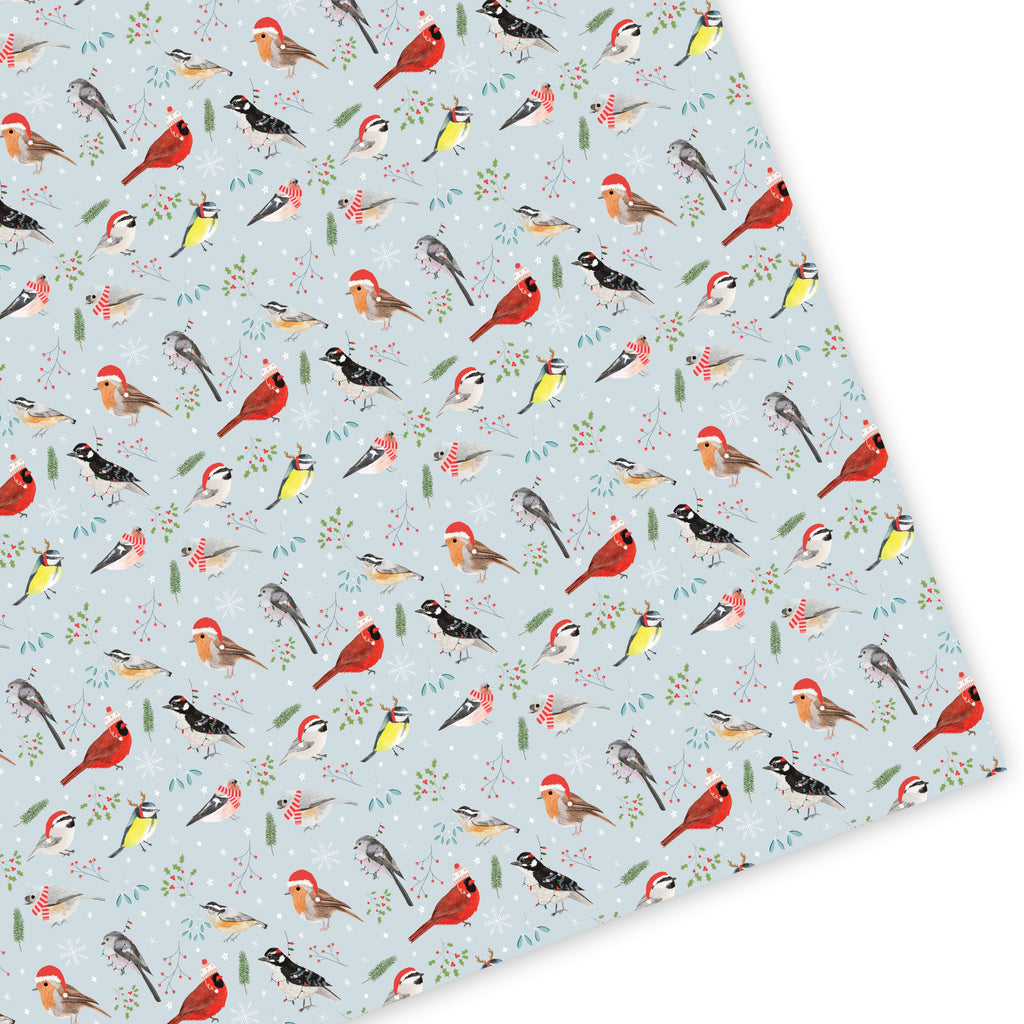 Christmas Birds Wrapping Paper - Sarah Frances 