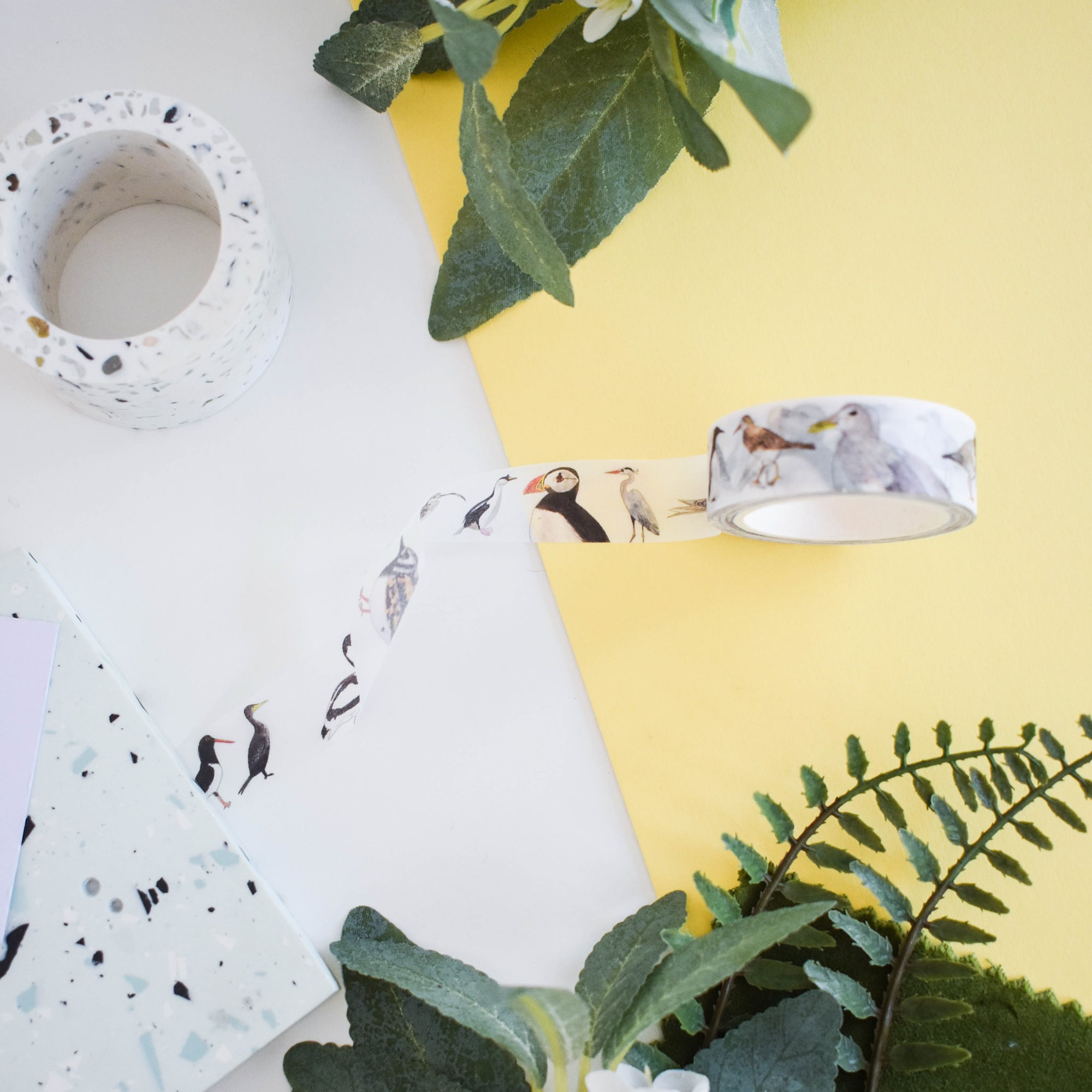 British Coastal Birds Washi Tape - Sarah Frances 