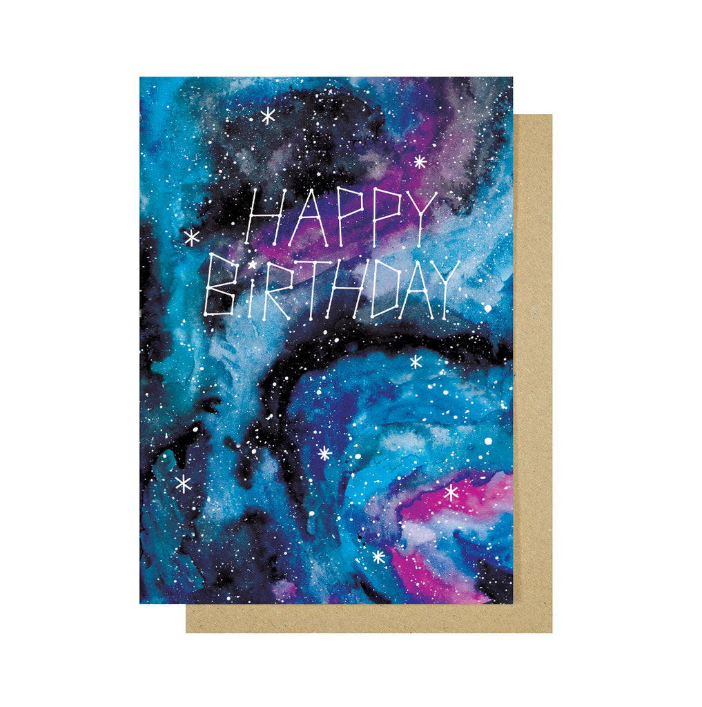 Happy Birthday Galaxy Card - Sarah Frances 