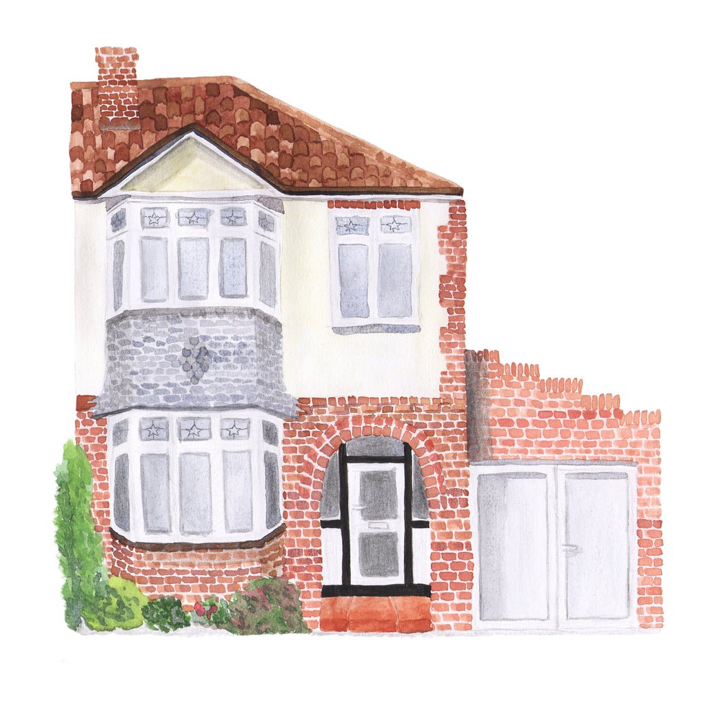 Custom House Portraits - Sarah Frances 