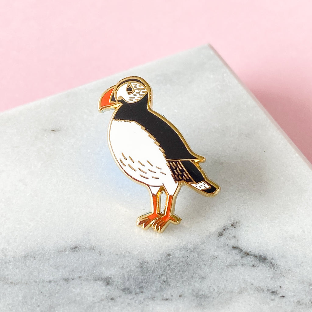 Puffin Enamel Pin - Sarah Frances 