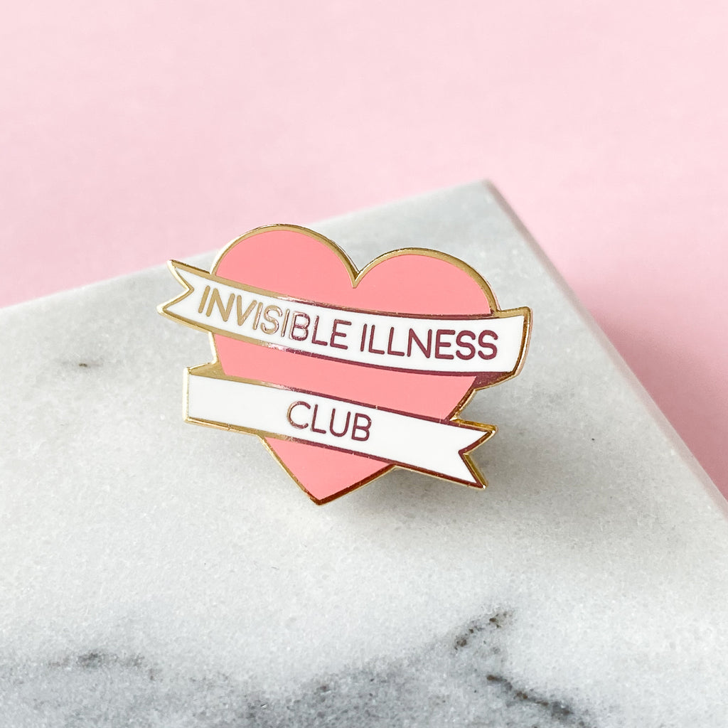 Invisible Illness Club Enamel Pin (Limited Edition) - Sarah Frances 