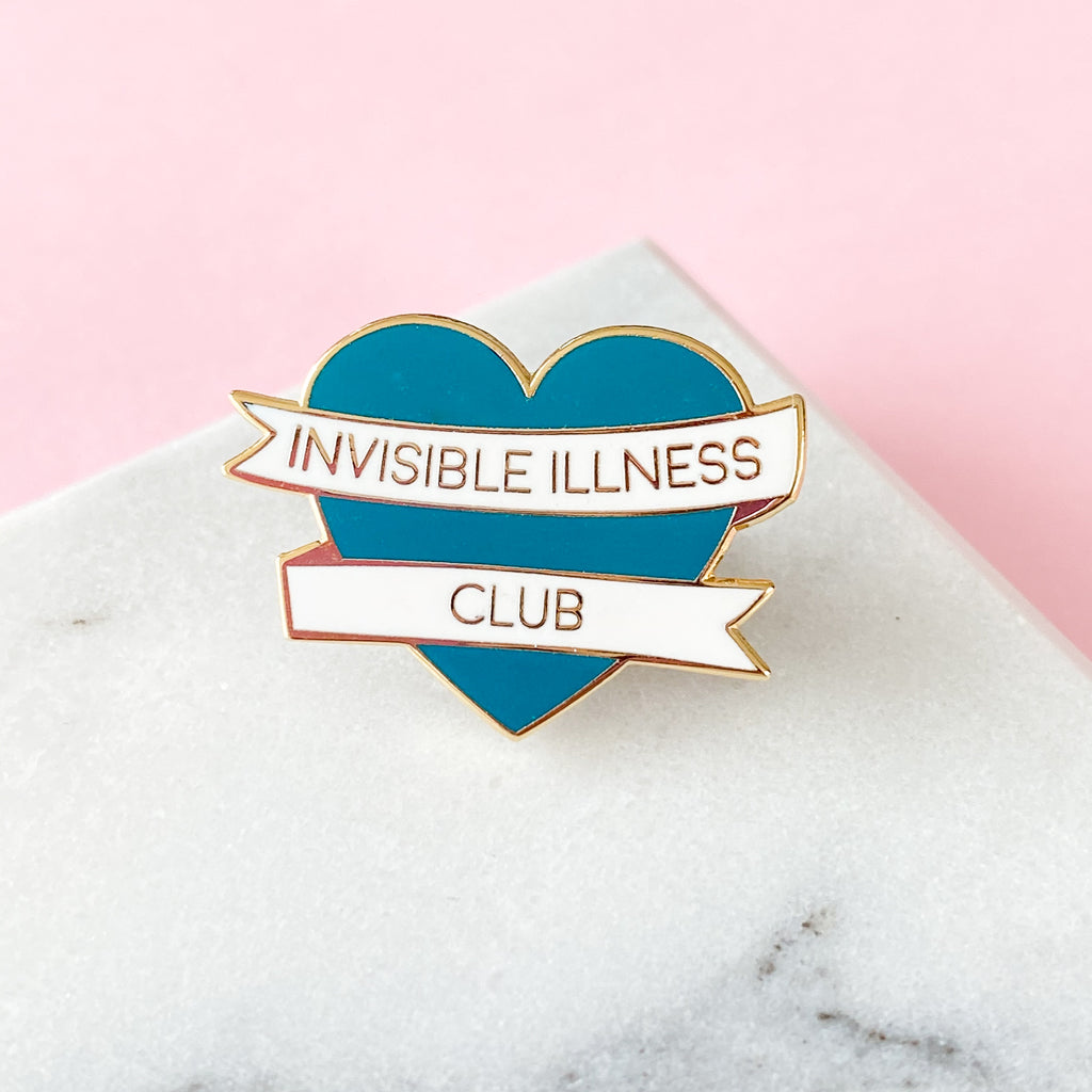 Invisible Illness Club Enamel Pin (Limited Edition) - Sarah Frances 