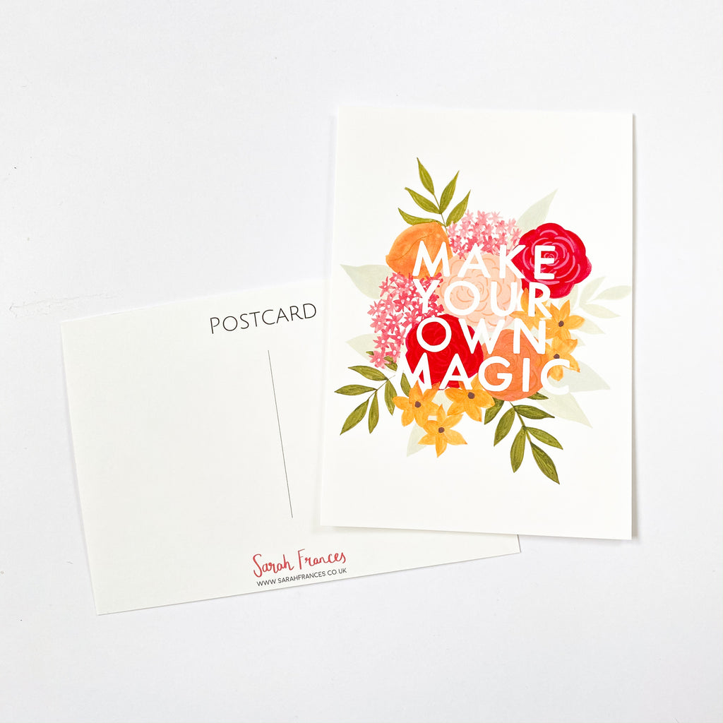 Make Your Own Magic Postcard - Sarah Frances 