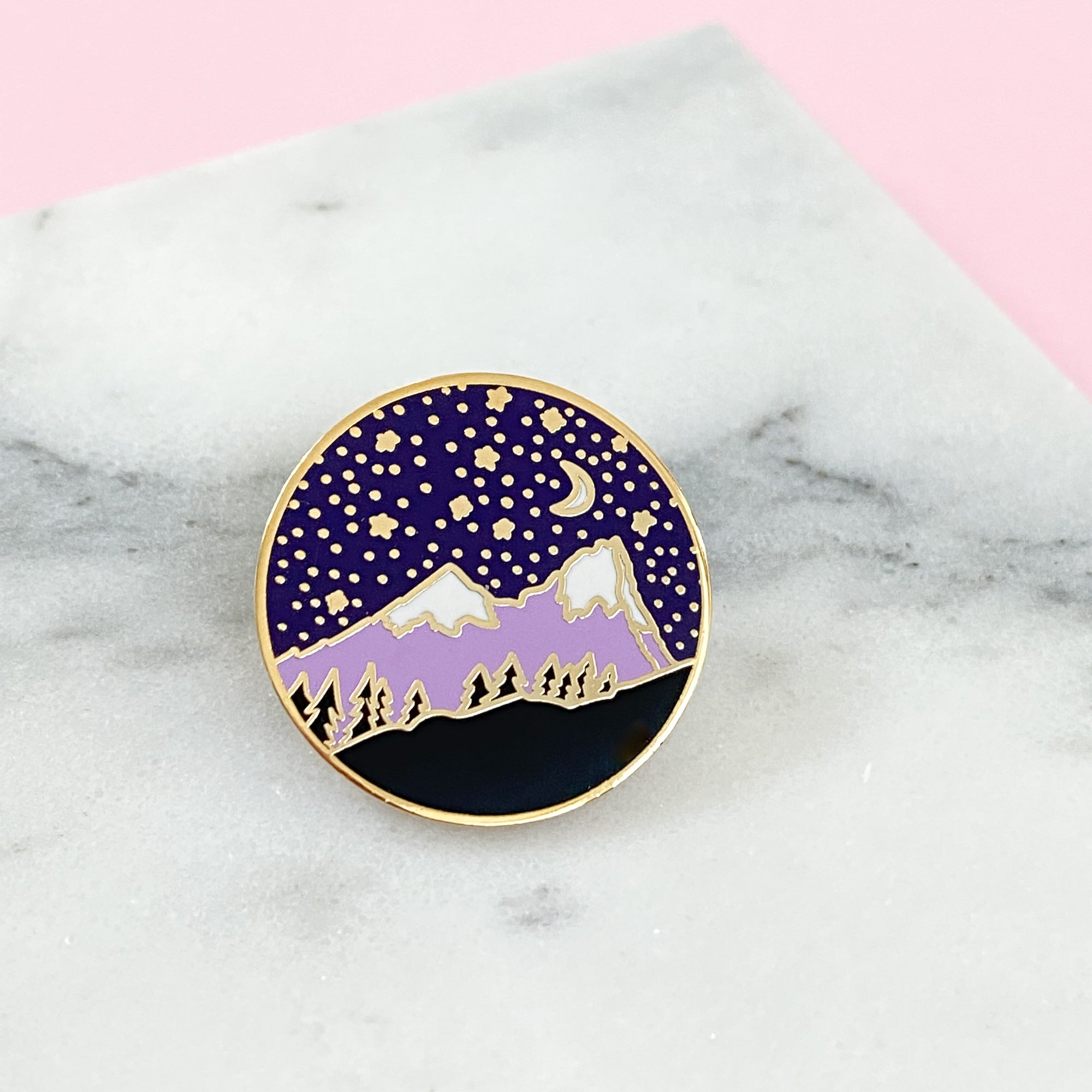 Mountain Enamel Pin - Sarah Frances 