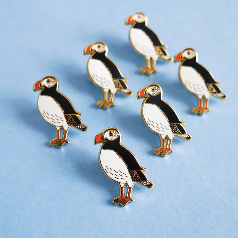 Puffin Enamel Pin - Sarah Frances 