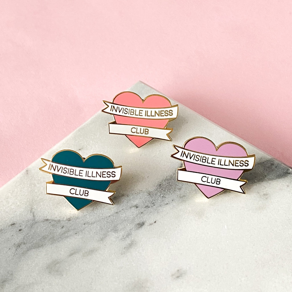 Invisible Illness Club Enamel Pin (Limited Edition) - Sarah Frances 