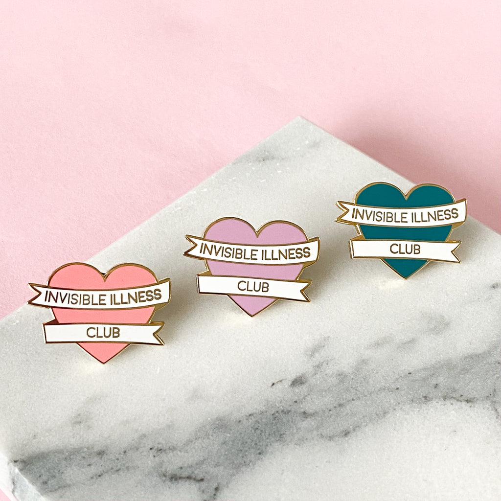 Invisible Illness Club Enamel Pin (Limited Edition) - Sarah Frances 