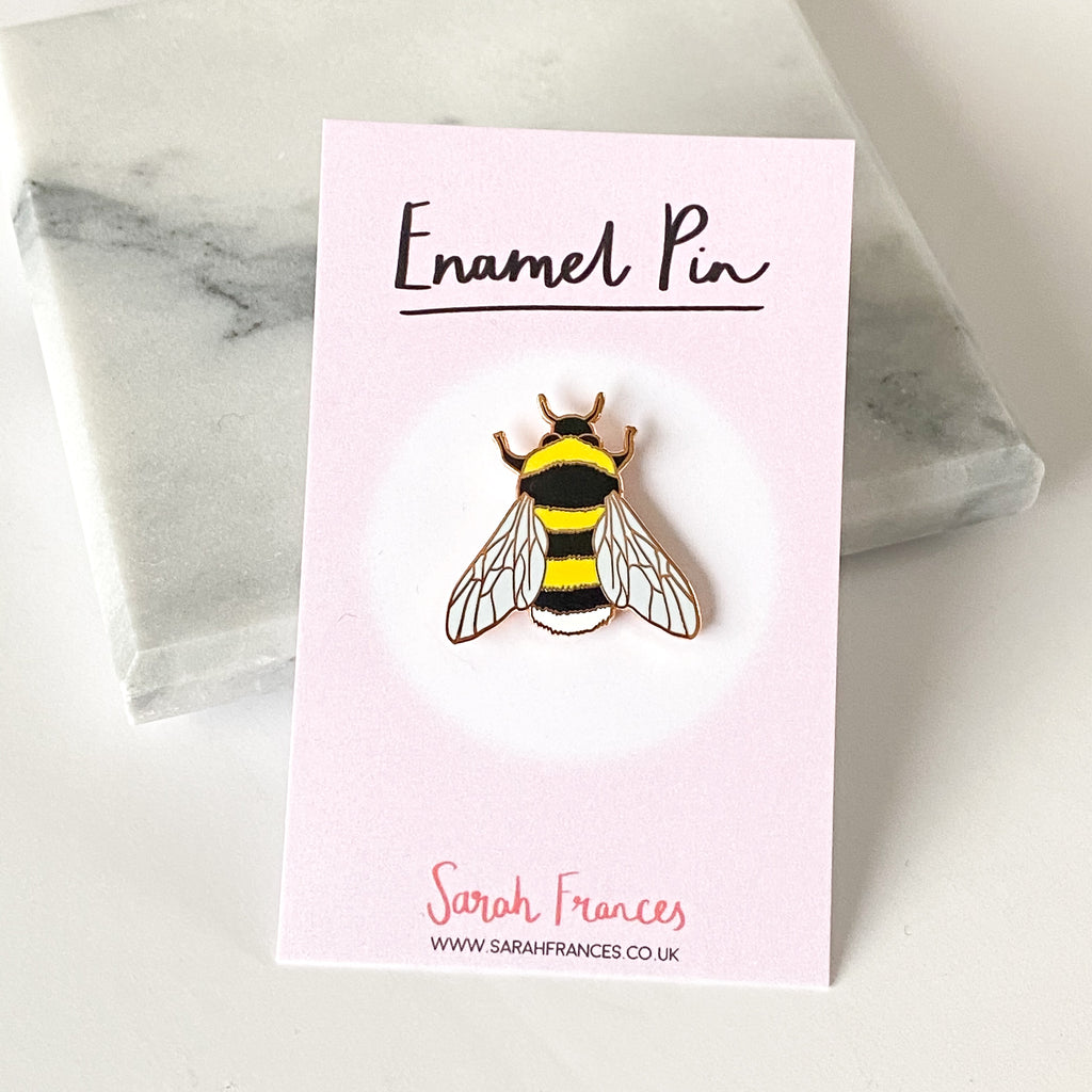 Bee Enamel Pin - Sarah Frances 