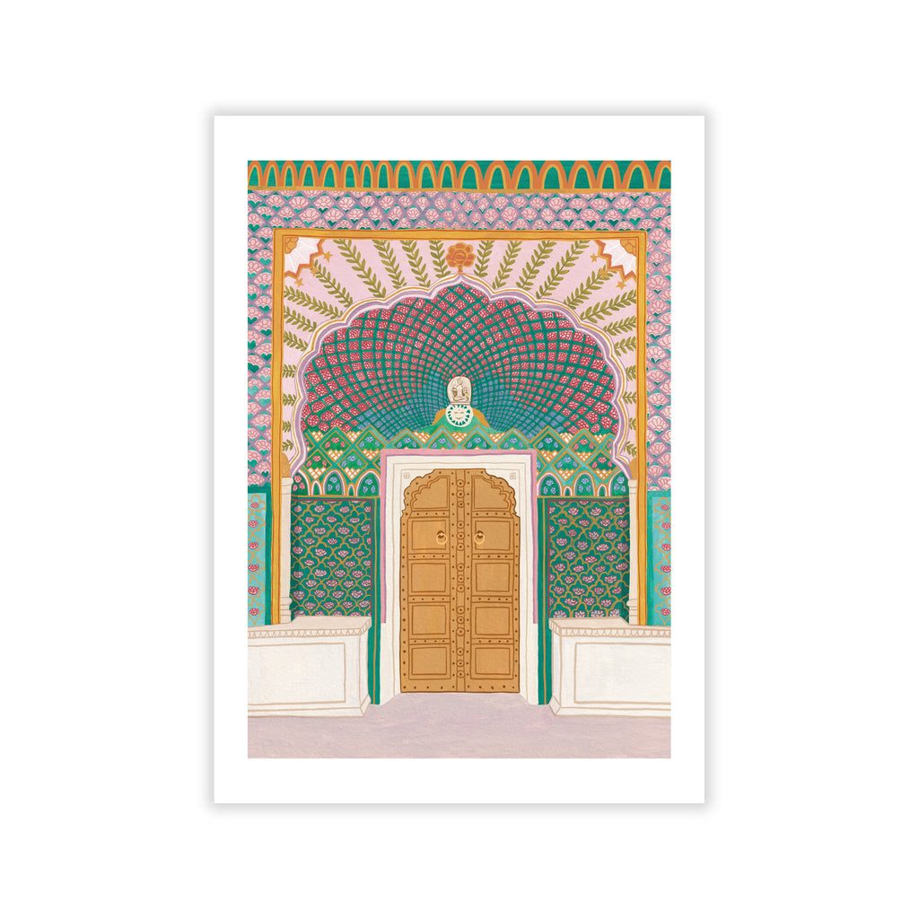 Rose Gate, Jaipur India Art Print - Sarah Frances 