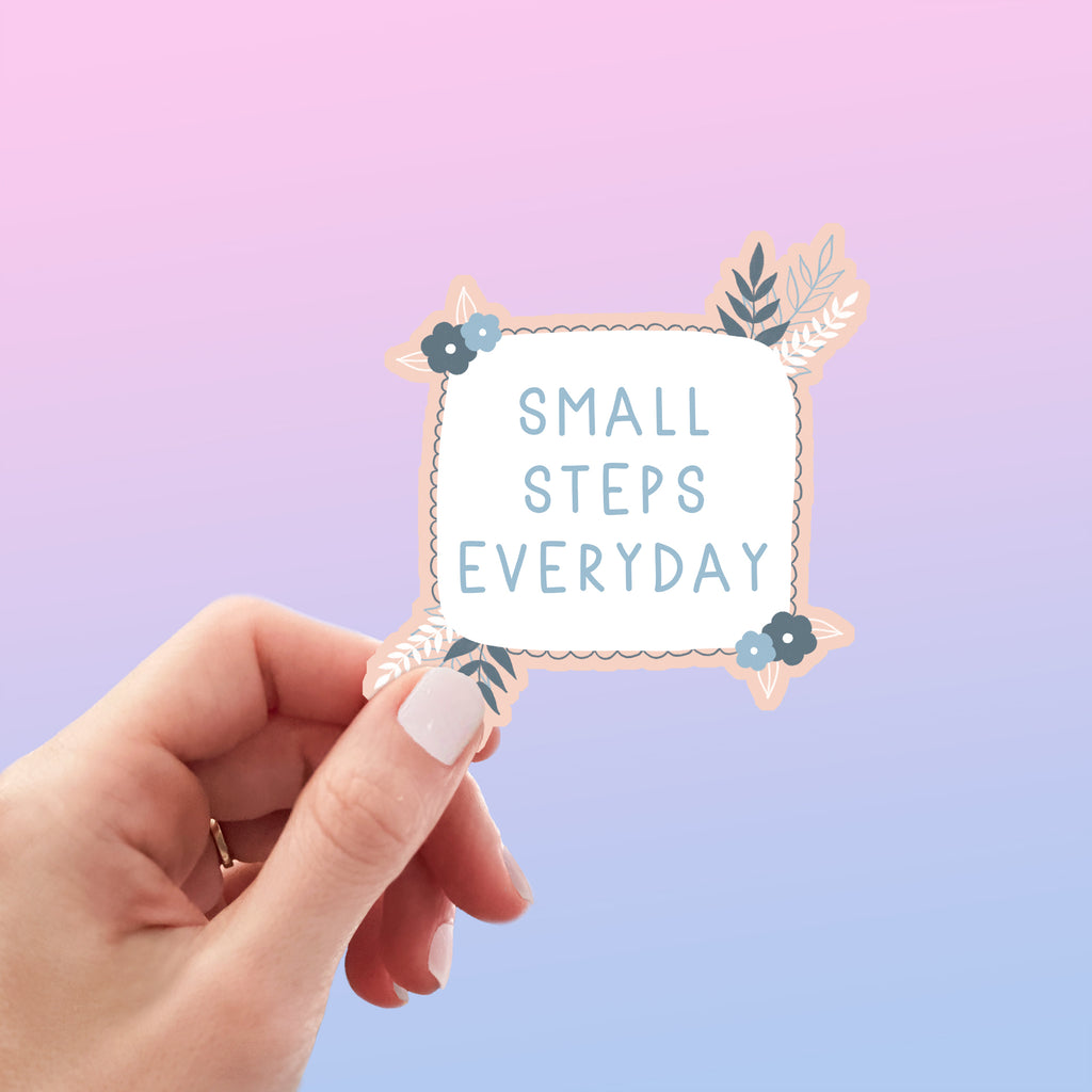 Small Steps Everyday Sticker - Sarah Frances 