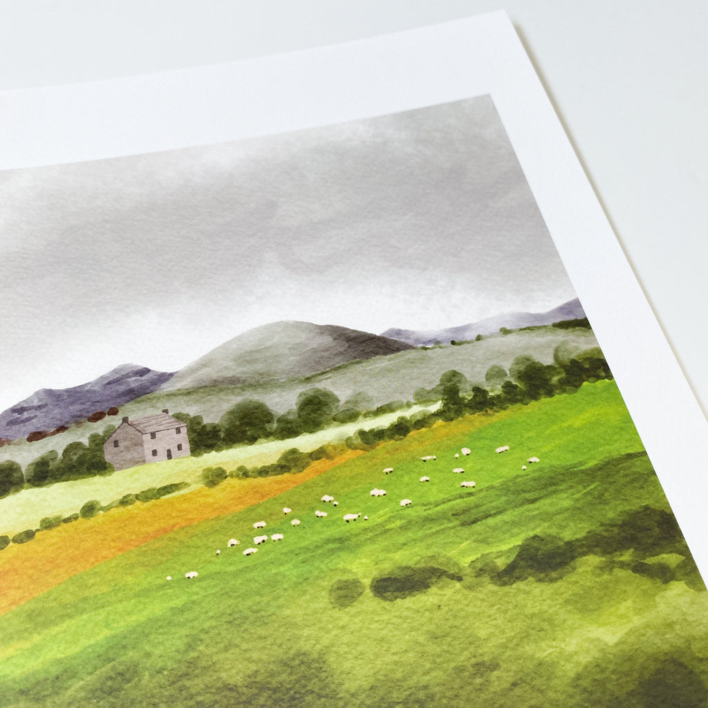 Welsh Mountains Art Print - Limited Edition - Sarah Frances 
